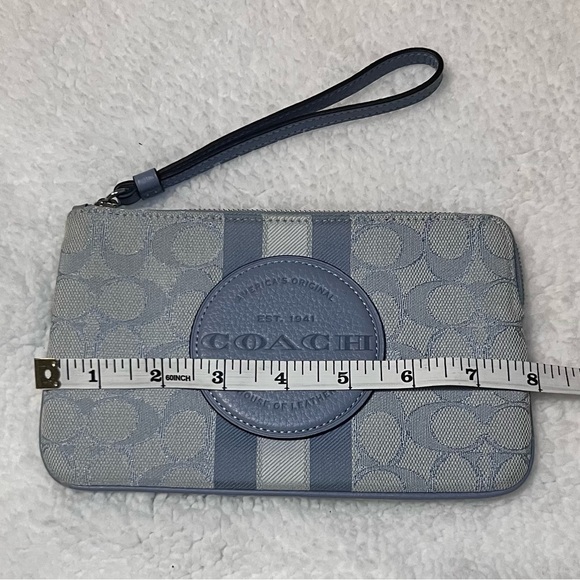 Coach Dempsey Large Corner Zip Wristlet - Picture 3 of 15